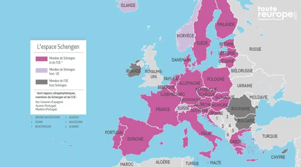 espace schengen